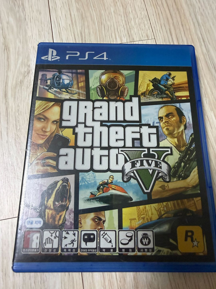 PS4 GTA5 + 라스트 오브 어스 + 위처3 게임 3종 세트 이미지