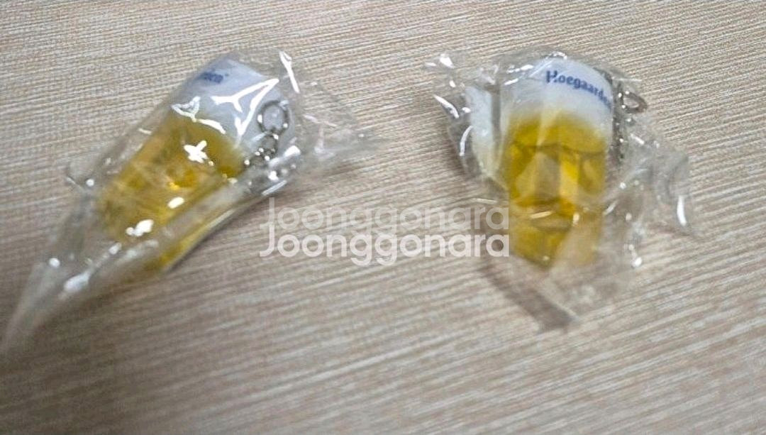 켈리 맥주병 오프너 병따개 미사용 미개봉 2개, 호가든 열쇠고리 키링--4