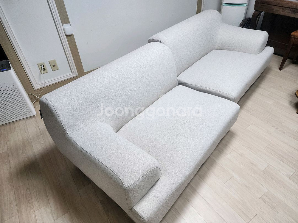 듀커 3.5인용 패브릭 워셔블 쇼파 팝니다.--1