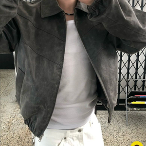 타도 빈티지 크랙 재킷