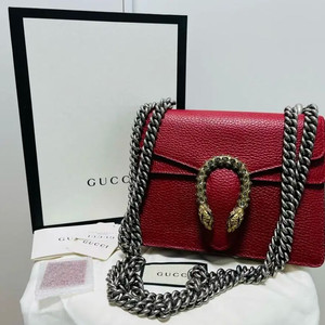 구찌 디오니소스 레더 미니 숄더