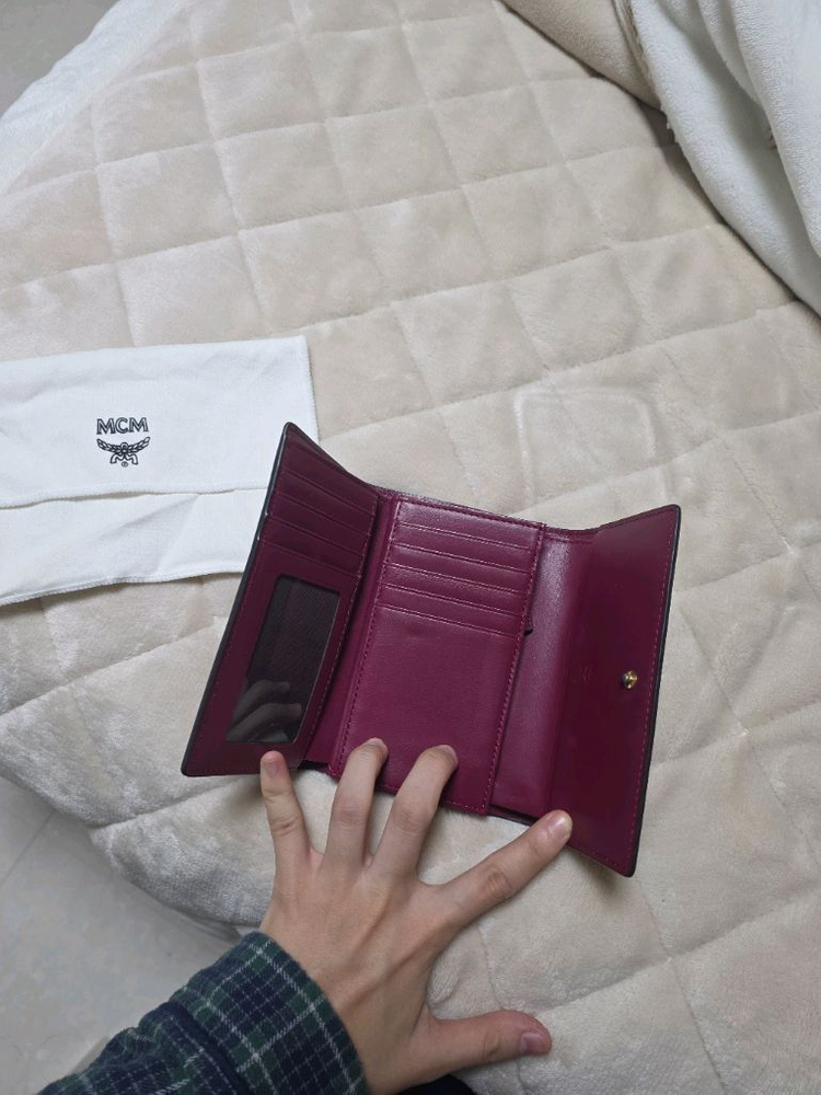 MCM 여성용 클래식 카드지갑--1