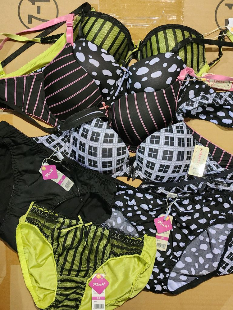 80A 브라4 팬티4 속옷세트 이미지
