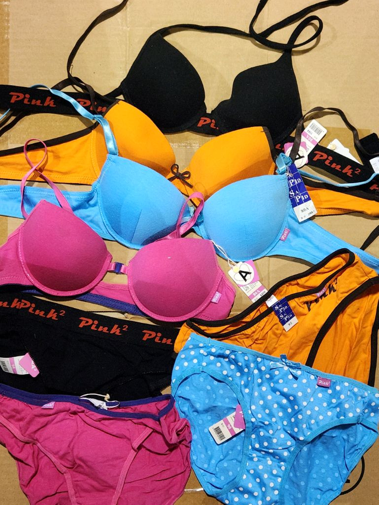 80A 브라4 팬티4 속옷세트 이미지