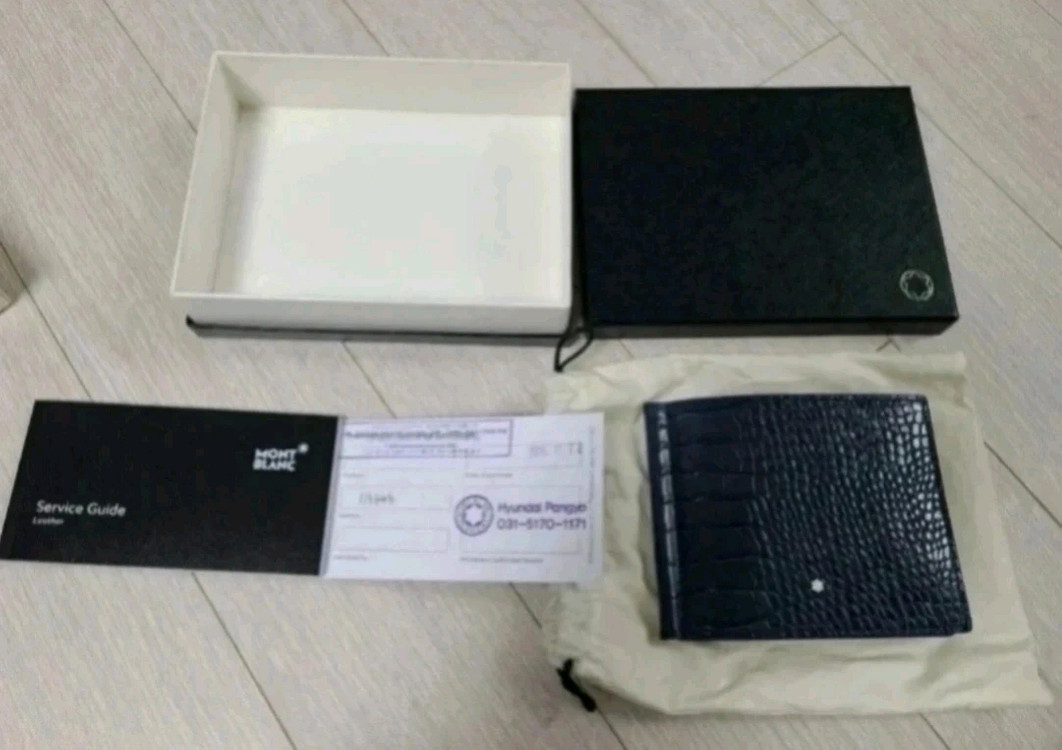 몽블랑 머니클립 새제품 이미지