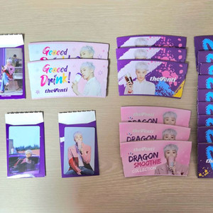 지디 지드래곤 더벤티 포토카드 컵홀더 미사용 새상품 1차 2차 3차 이미지