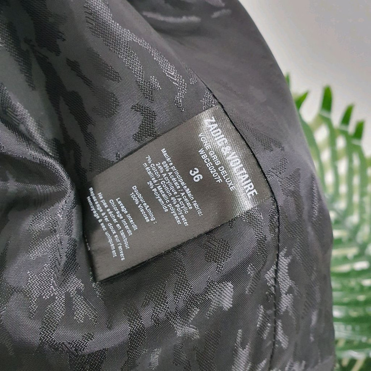 쟈딕앤볼테르 디럭스 블링펄 집업 블루종자켓--6