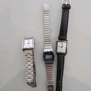 여성용 3개 세트 카시오 시계