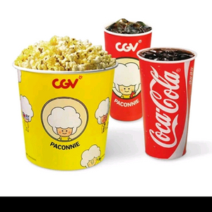 cgv 메가박스 팝콘 콜라 탄산음료 콤보할인권