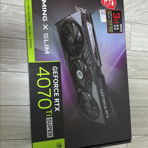MSI GEFORCE RTX gaming X slim 4070 ti super
