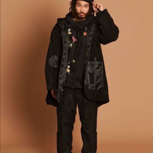 엔지니어드가먼츠 에어크루 울 팬츠 블랙 M