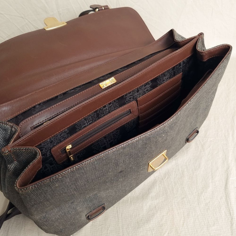 닥스 서류가방 엔틱스타일 패드수납가능--4