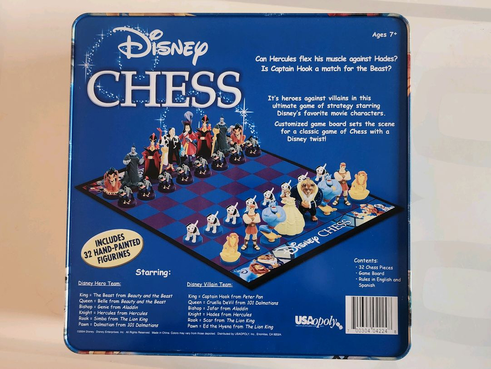 디즈니 한정판 체스--1