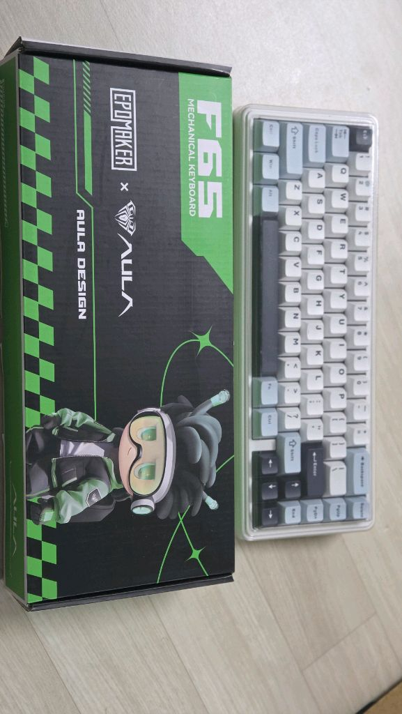 EPOMAKER AULA F65(독거미 F65) 키보드/플라밍고축--1