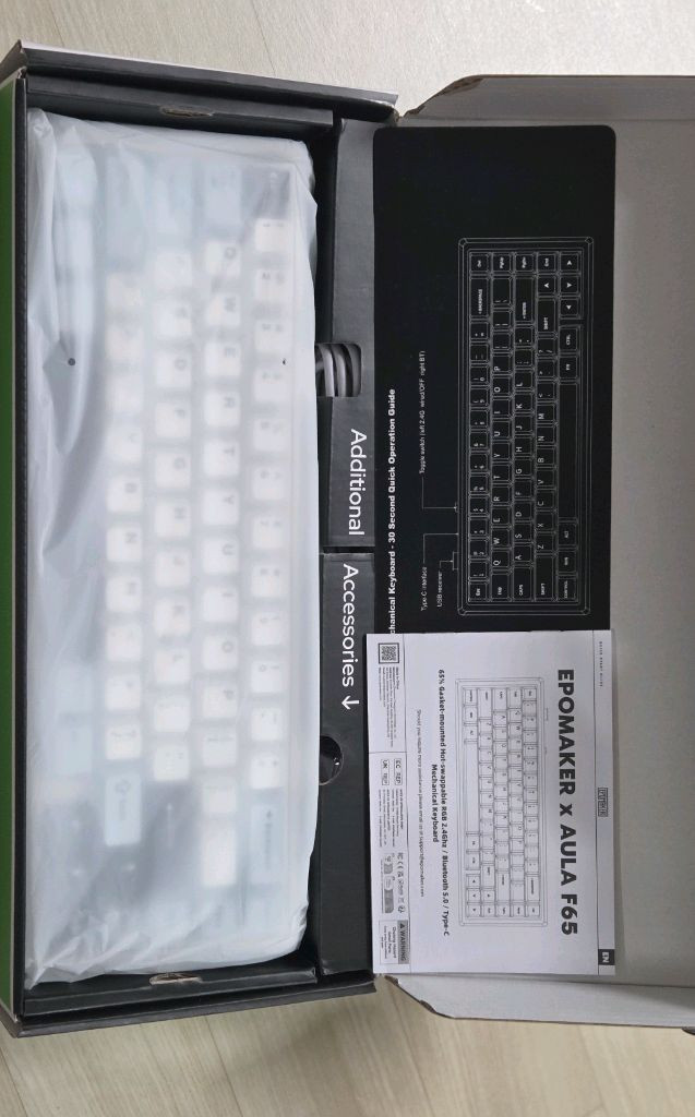 EPOMAKER AULA F65(독거미 F65) 키보드/플라밍고축--2