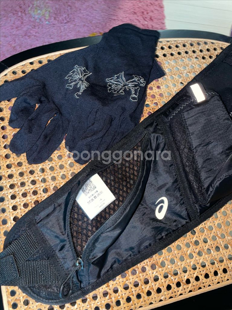 아식스 러닝 힙색 경량백 3013A923 블랙--3