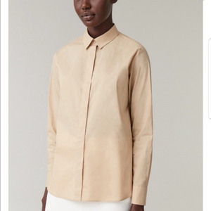 COS 롱 슬리브 오가닉 코튼 셔츠