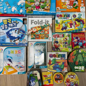 유령 사냥, 컬러 코드, 스머프 사다리, 서펜티나, 셈셈 코드 등 보드게임