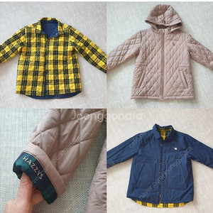 [가격내림]간절기 초등 점ㅂㄱ2벌일괄 (145사이즈) 헤지스키즈 경량패딩 블루독 키즈 간절기 경량패딩점퍼2점 일괄판