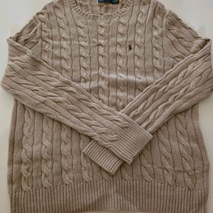 폴로 케이블 꽈베기 니트 L 입니다