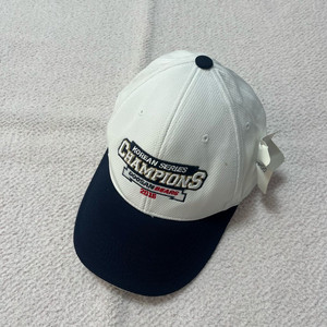 두산베어스 모자 볼캡 흰색 이미지