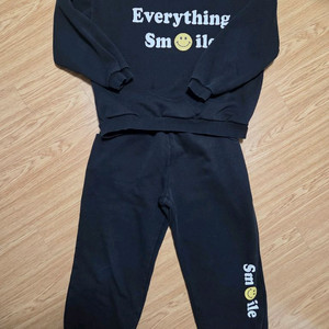 스마일 기모 상하의세트