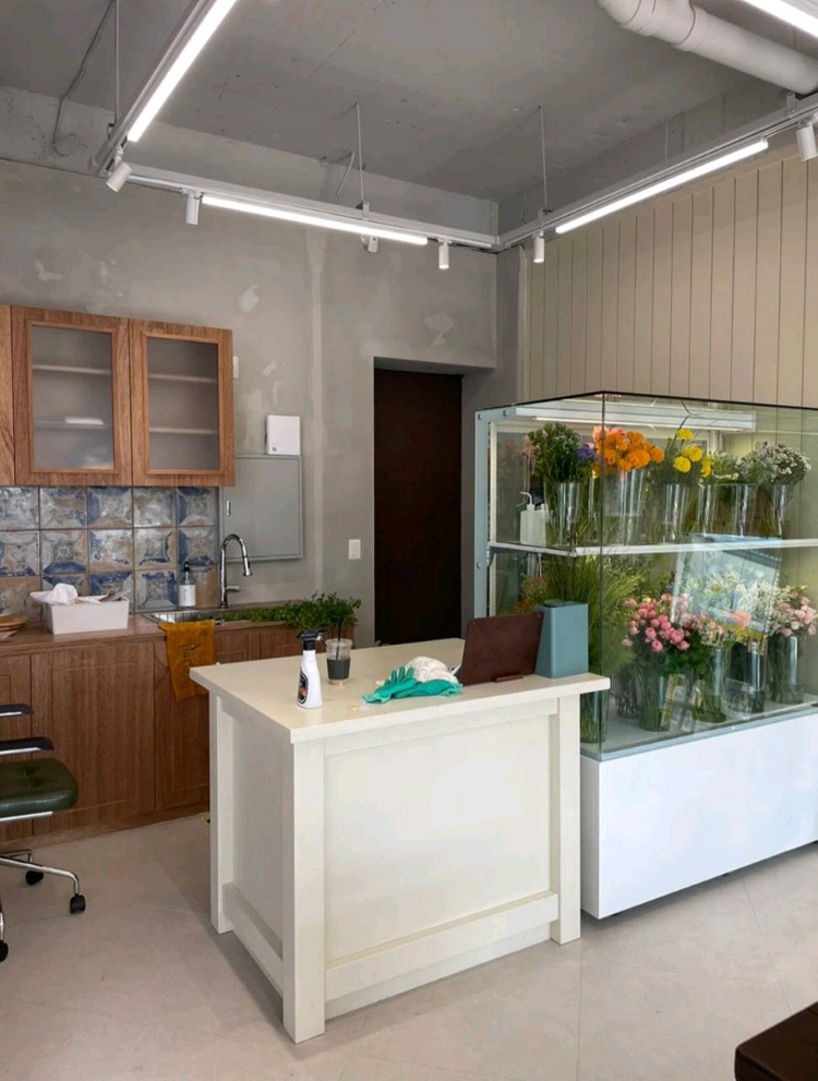 한성 꽃 냉장고 쇼케이스--2