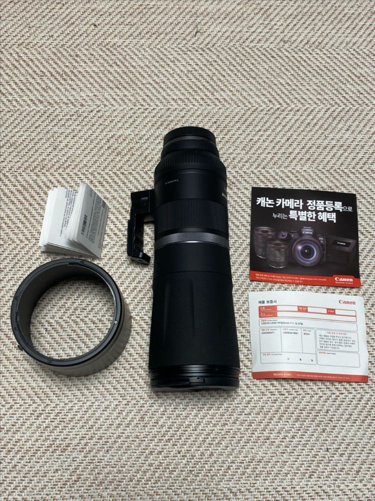 캐논 RF 800mm F11 IS STM 망원렌즈--1