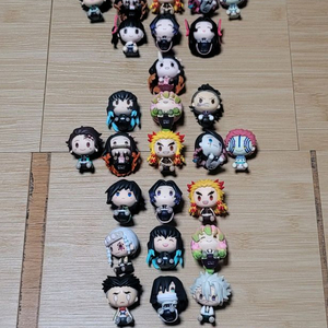 (일괄) 제일복권 귀멸의 칼날 초코노코 피규어