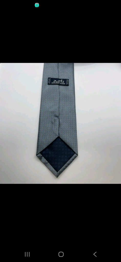 에르메스(HERMES) 실크 넥타이--1