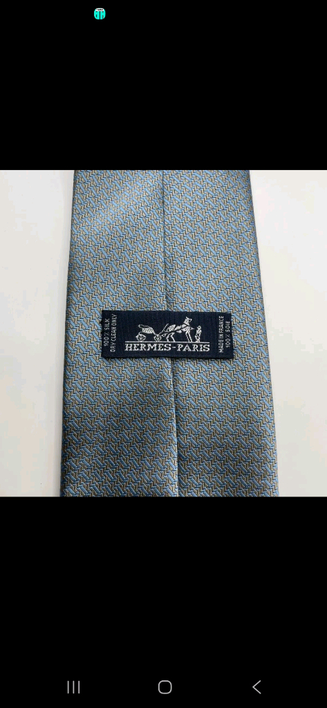 에르메스(HERMES) 실크 넥타이--4