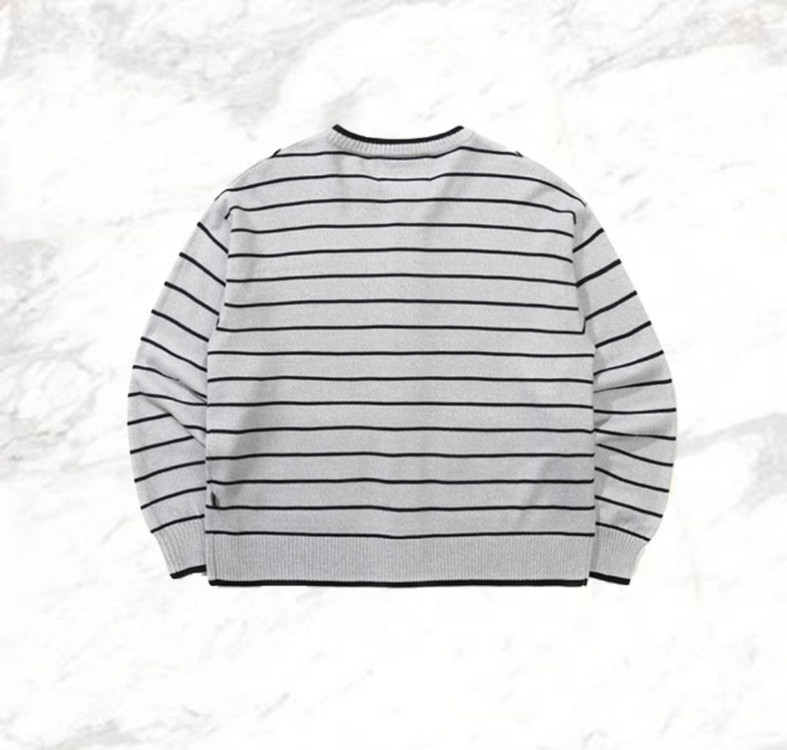 로맨틱크라운 스트라이프 니트 가디건 90 이미지