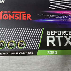 rtx3080 이엠텍 블랙몬스터 블랙상급