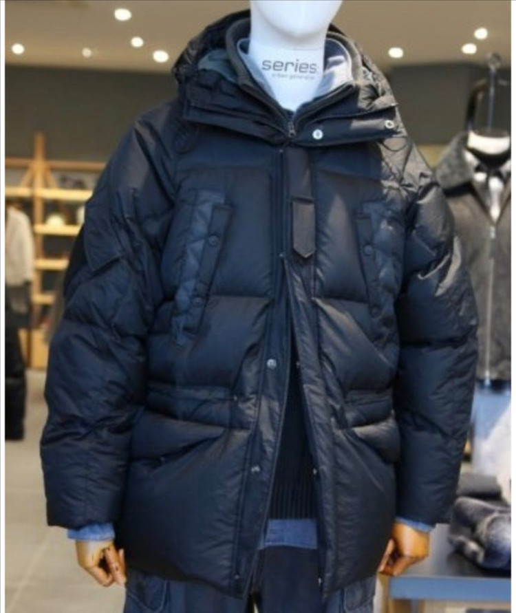 시리즈 X 언어펙티드 M90 패딩점퍼 구스다운 새상품 사이즈100--3