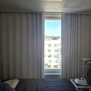 새상품) 마요하 형상기억 100% 암막커튼 2장 세트 +타이벡