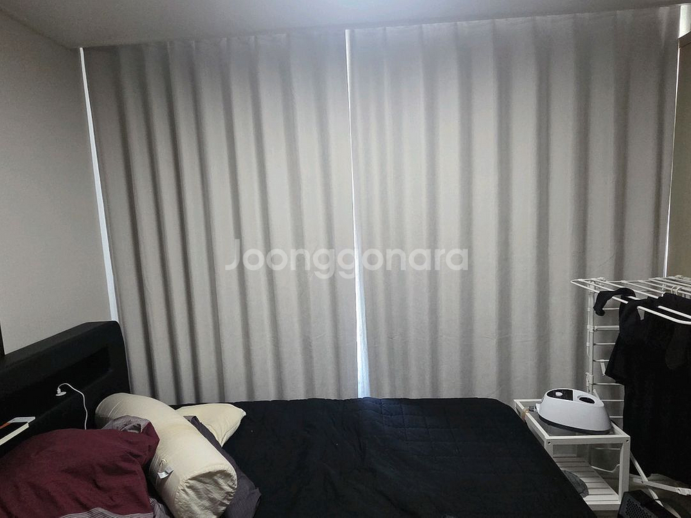 새상품) 마요하 형상기억 100% 암막커튼 2장 세트 +타이벡--1