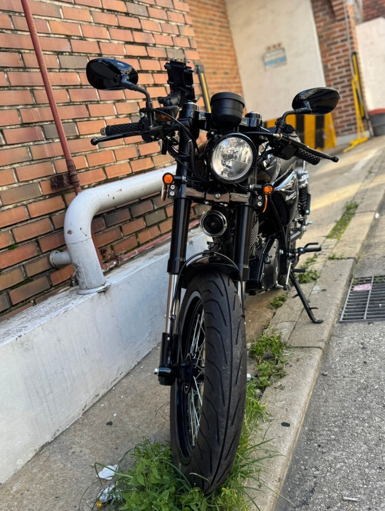 엘로이 헌터125 카페레이서 레트로 오토바이 150에 팝니다 이미지