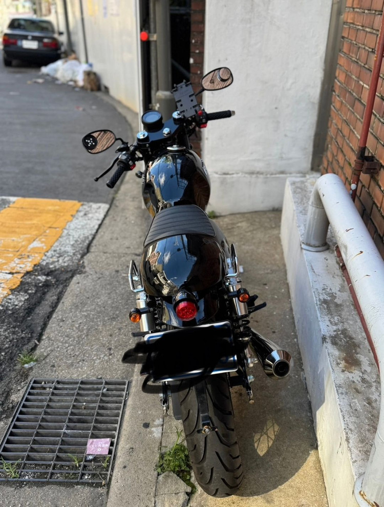 엘로이 헌터125 카페레이서 레트로 오토바이 150에 팝니다 이미지