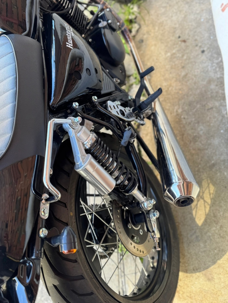 엘로이 헌터125 카페레이서 레트로 오토바이 150에 팝니다 이미지