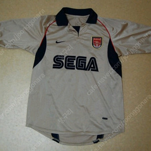 아스날 01-02 어웨이 골드 세가 SEGA 팝니다.