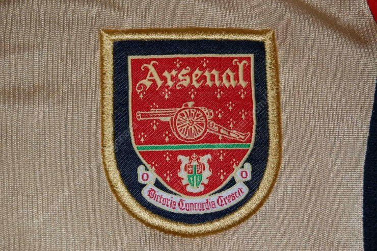 아스날 01-02 어웨이 골드 세가 SEGA 팝니다.--3