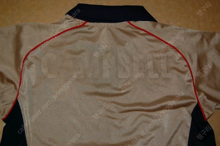 아스날 01-02 어웨이 골드 세가 SEGA 팝니다.--7