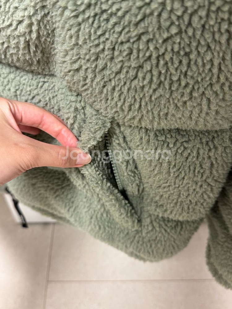 아이더 리버시블 양면패딩 뽀글이--2