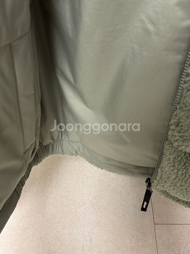 아이더 리버시블 양면패딩 뽀글이--3