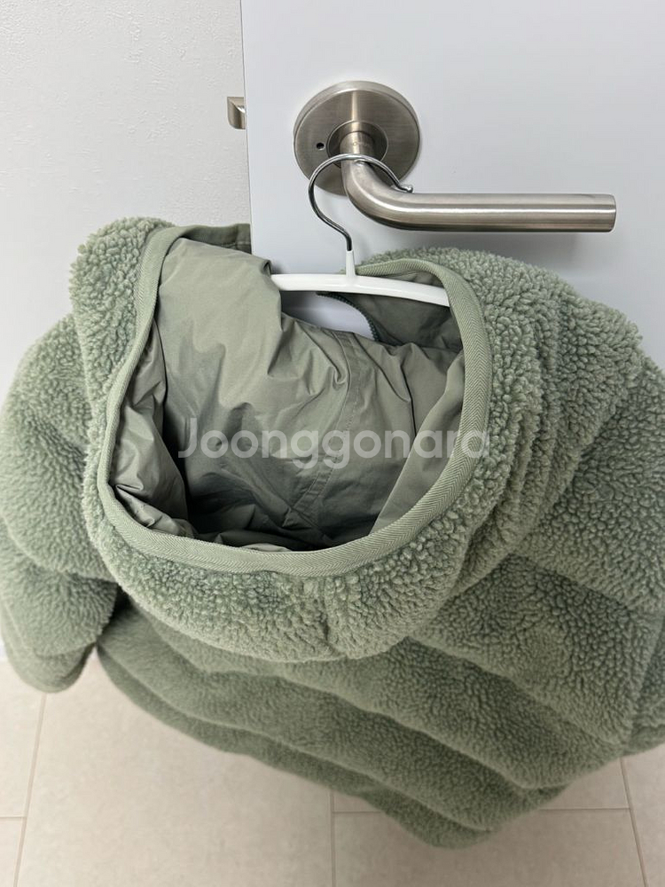 아이더 리버시블 양면패딩 뽀글이--6