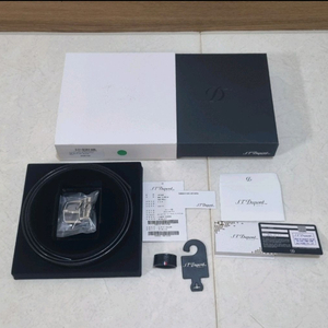 S.T.DUPONT 듀퐁 남성 천연소가죽 벨트 새상품