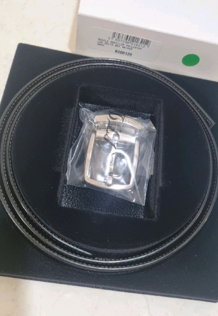 S.T.DUPONT 듀퐁 남성 천연소가죽 벨트 새상품--2