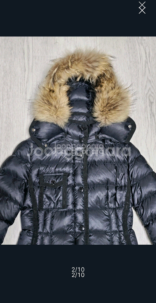 마지막가격내림!!) 정품 여성 몽클레어 헤르민퍼 롱패딩 00사이즈--1