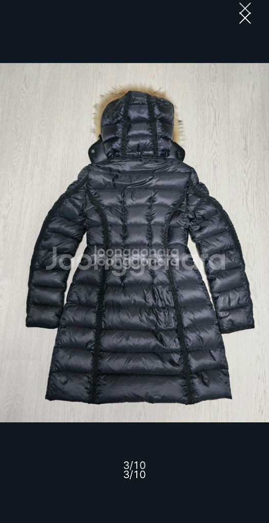 마지막가격내림!!) 정품 여성 몽클레어 헤르민퍼 롱패딩 00사이즈--2