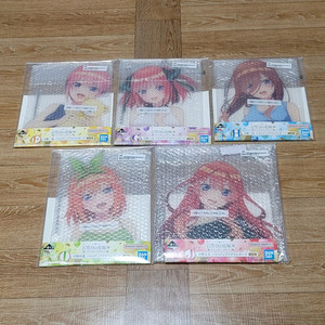 (일괄) 제일복권 5등분의 신부 당신과 보내는 특별한 날 F, G, H, I, J상 아크릴 보드 이미지